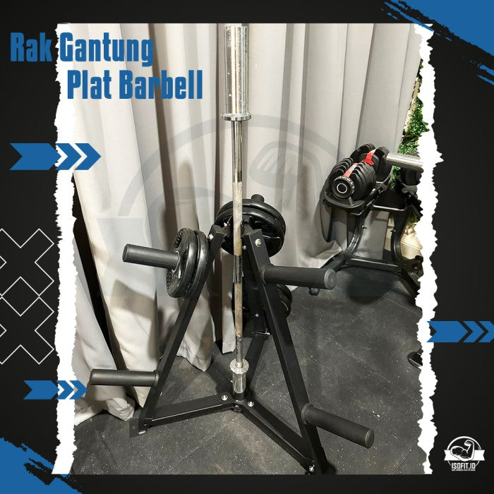 Barbell Sheet Storage Rack / Rak Gantung Plat Barbel