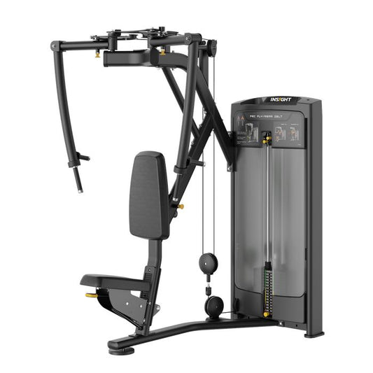 Insight Premium Pec Fly Rear Delt RE8003 Alat Fitness Fitnes Komersial