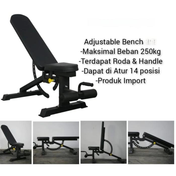 DHZ Functional Smith Machine E6247 Smith Multi DHZ  Plus bangku Adjusatable bench LS