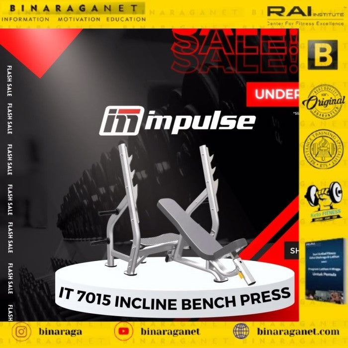 IMPULSE IT7015 INCLINE BENCH PRESS