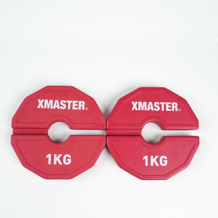 XMASTER Change Plate 0.5kg 1kg – Piringan Tambahan Dumbbell & Barbell Gym | Beban Tambahan I  Add-On - 0.25kg Sepasang