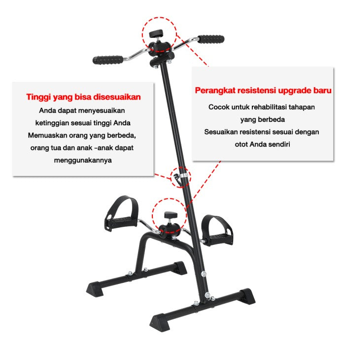OneTwoFit Sepeda Statis Terapi Terapi Kaki dan Tangan Penderita