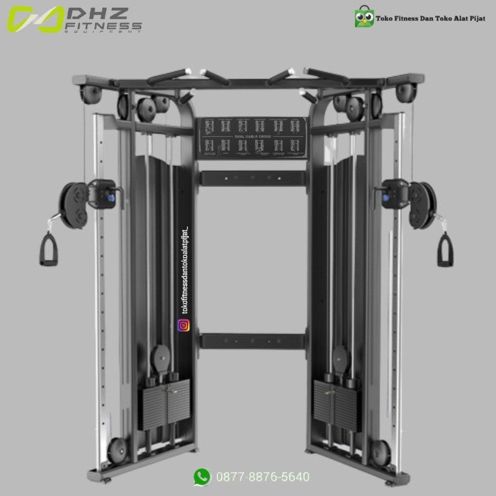 Bundling AnyFit PEB204 PLATE LOADED SQUAT & DHZ DUAL PULLEY E1017C