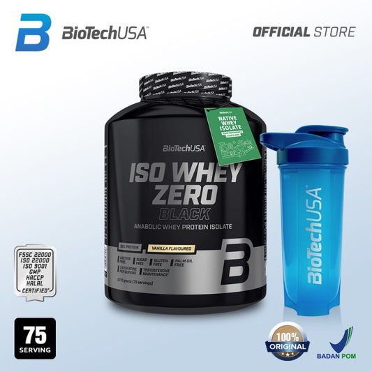 Biotech  - ISOWHEY ZERO BLACK 2270 Gram - Vanila