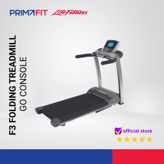 Life Fitness F3 Folding Treadmill Go Console Cardio