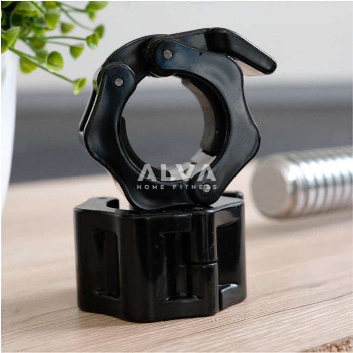 [2.5CM] Pengunci Adjustable Dumbell / Dumbel Collar Lock - HITAM