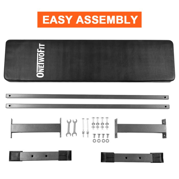 OneTwoFit Weightlifting Bench Dumbbell Stool Home Exercise Training