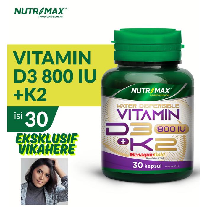 Nutrimax Vitamin Vit D3 1000 IU Kesehatan Tulang Gigi Imunitas Osteoporosis Autoimun - Nutrimax Vitamin D3 1000 IU Isi 60 Tablet