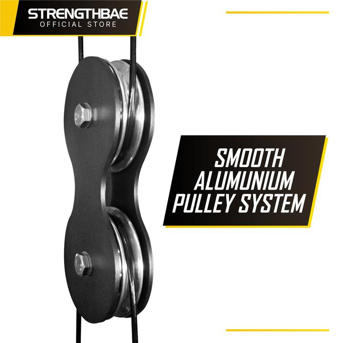 Lat Pulldown Row Combo STRENGTHBAE Pull Down Cable Rowing Back Machine Alat Latihan Punggung Gym