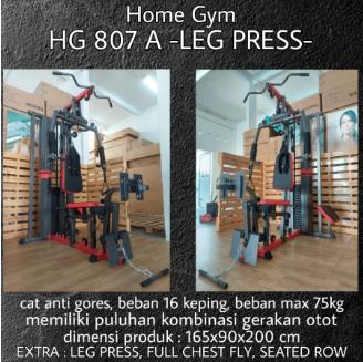 Alat Fitness Homegym 1 sisi  HG 807 Multigym plus  Leg Press home gym Multifungsi