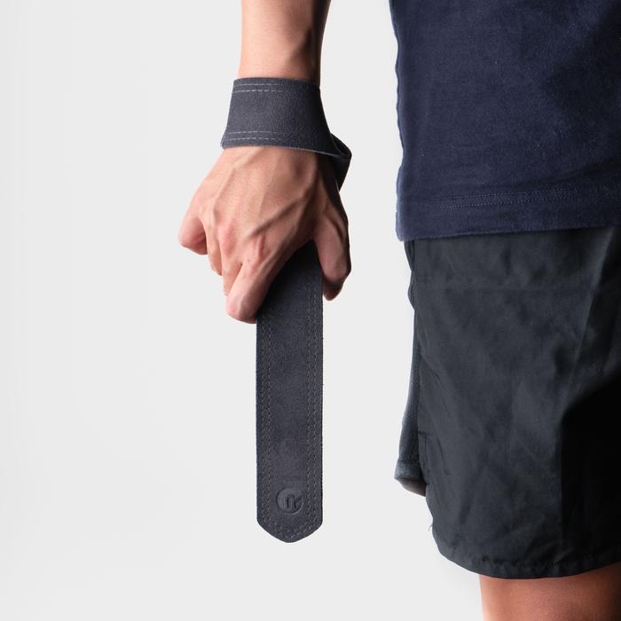 RUGHEN Leather Lifting Strap - Gray