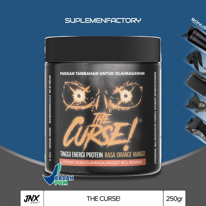 The Curse Pre Workout 50 Serving JNX Sports Pre Workout Preworkout - Lemon Rush