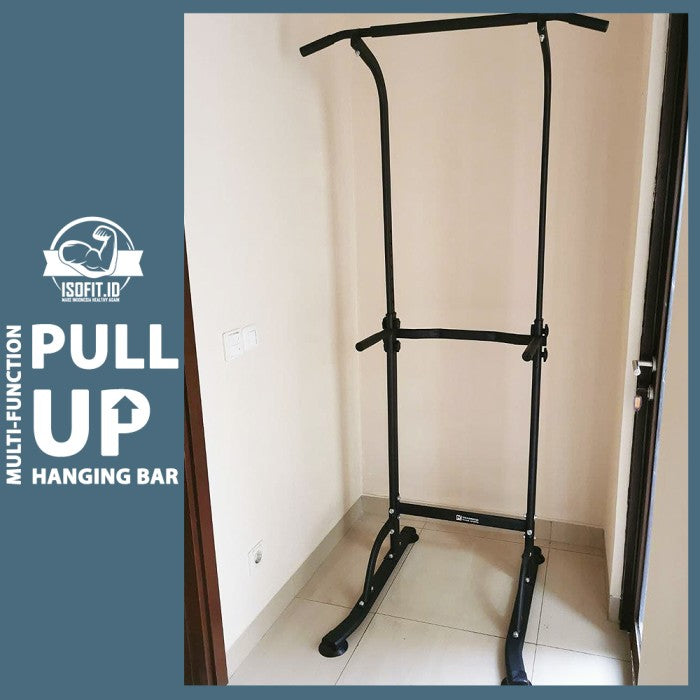 Multi-Function Pull Up / Dipping / Chin Up Hanging Bar - White Gloss