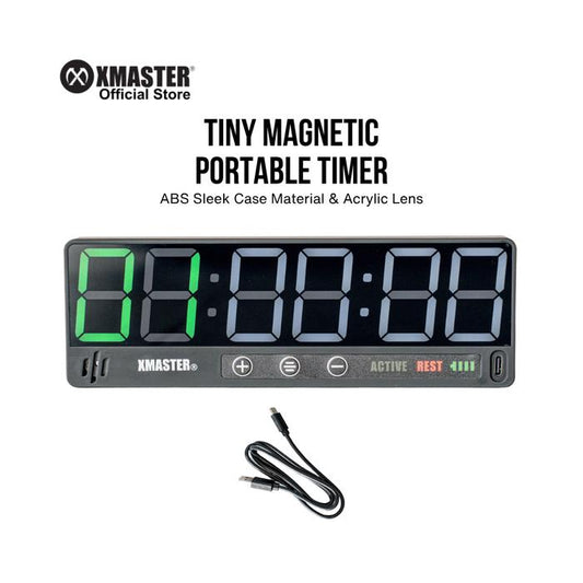 XMASTER Tiny Magnetic Portable Gym Timer LED