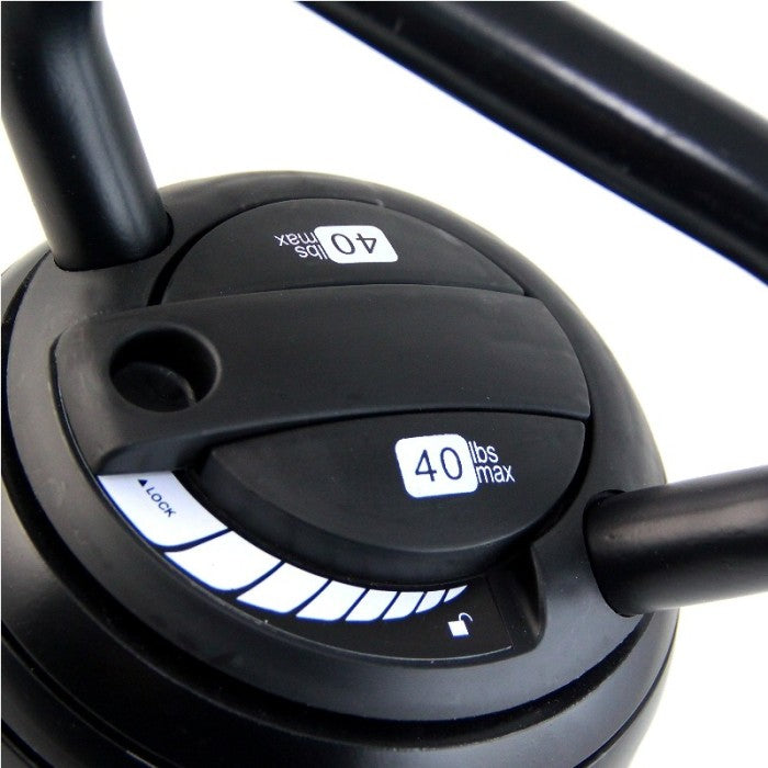 F214 KETTLEBELL ADJUSTABLE-40 ALat Fitens Gym Dan Olahraga Termurah - Hitam