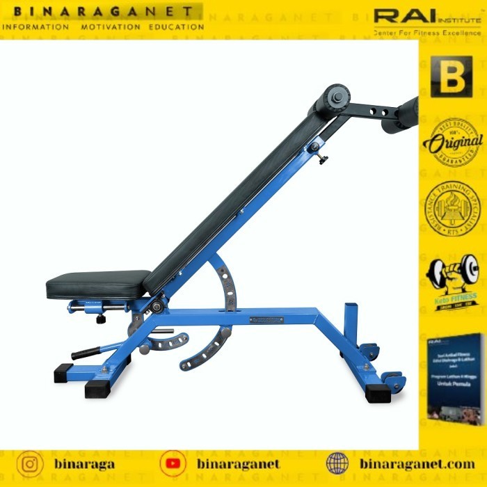 Movestorm® Ultimate Adjustable bench - Biru