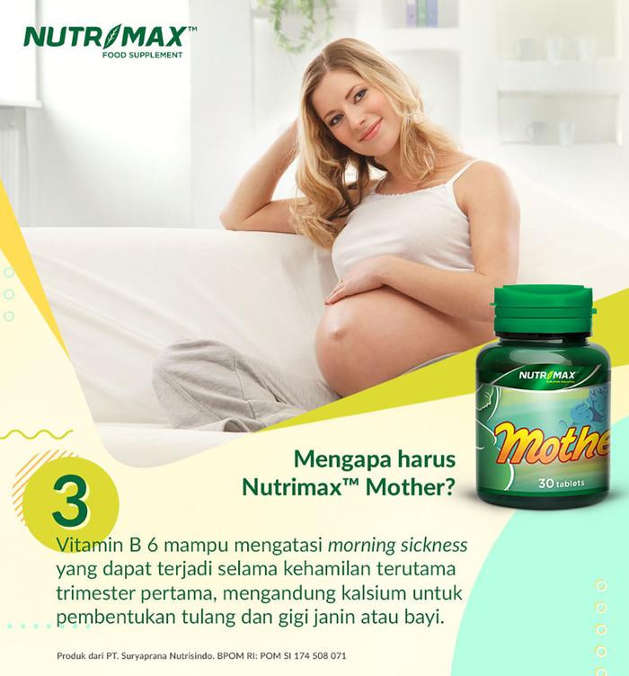 Nutrimax Mother 30 Tablet Vitamin Mineral Gizi Kehamilan Menyusui Ibu Anak