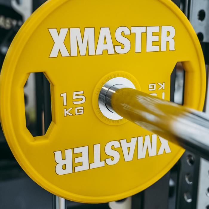 XMASTER CPU Grip Plates 5-20kg Alat Angkat Beban Fitness Gym Rumah CrossFit Training Powerlifting Dengan Pegangan Ergonomis - 5kg Pair