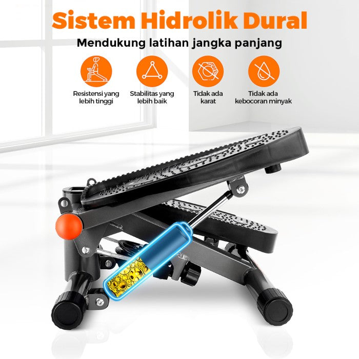 OneTwoFit Mini Stepper Air Climber Stepper Alat Fitness Olahraga Alat Gym Stepper