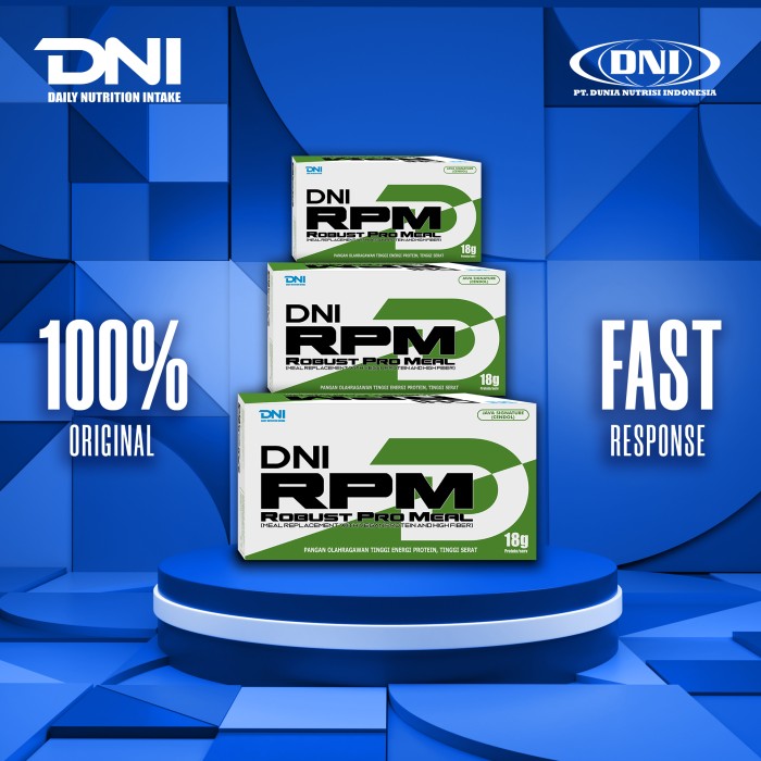 DNI RPM MEAL REPLACEMENT WITH VEGAN PROTEIN 600 GRAMS - CHOCO FUSSION