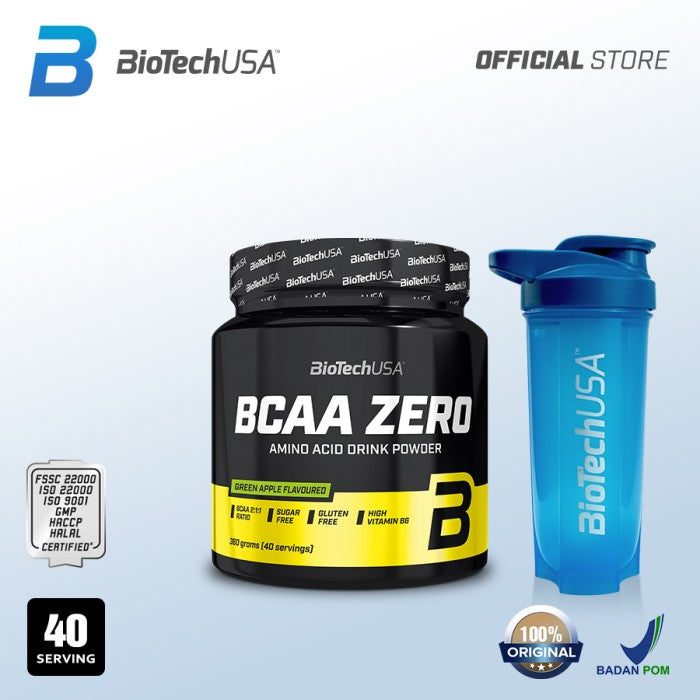 Biotech - BCAA ZERO 360 Gram (GREEN APPLE)