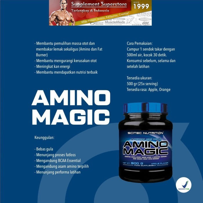 Scitec Nutrition - AMINO MAGIC Apple - Tanpa bonus