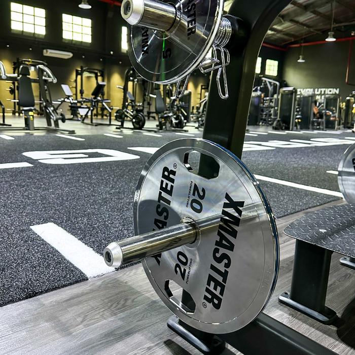 XMASTER Steel Plate Chromed Powerlifting Grip Calibrated IPF Fitness Strength gym ROGUE ELEIKO - 5kg Sepasang