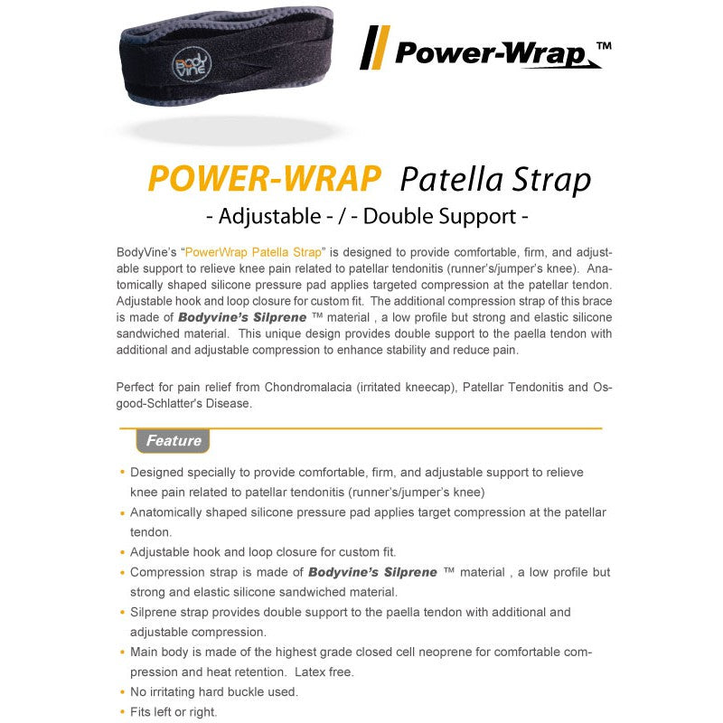 Patella Strap Bodyvine Power-Wrap