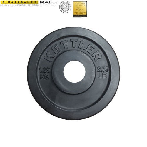 KETTLER Rubber Weight Plate 1.25kg 801-000