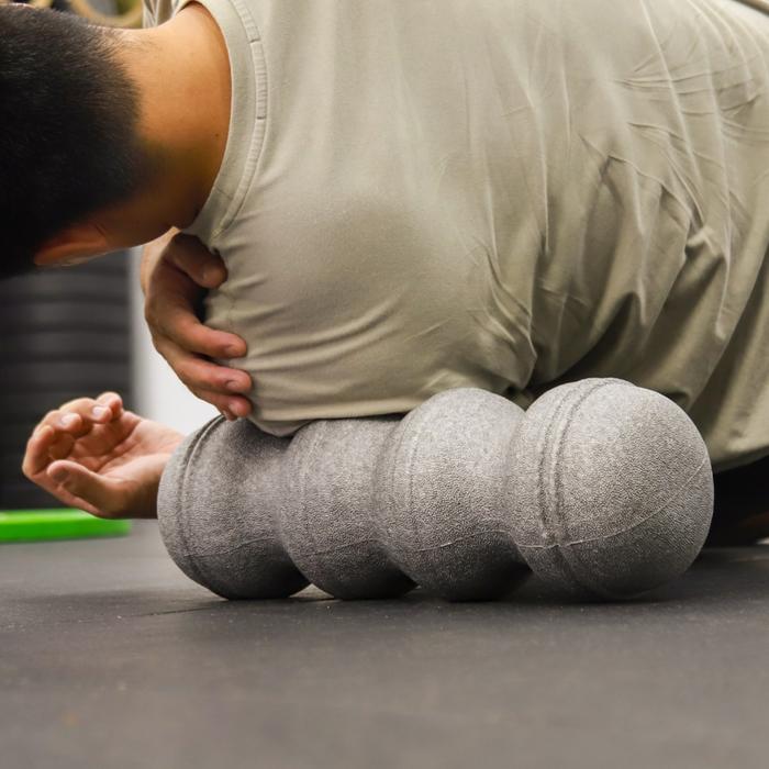: XMASTER Foam Roller High Hardness Yoga Massage Otot Fitness Gym Recovery Pilates Peregangan Pemulihan Pijat otot - Grey-Hardness75