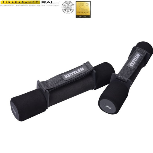 Kettler Aerobic Dumbbell (3kg/pair) - Black 415-020