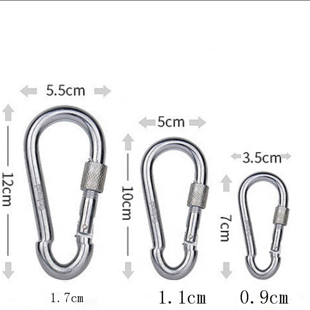 Sparepart Alat Fitness Carabiner sling Karabiner Tali sling