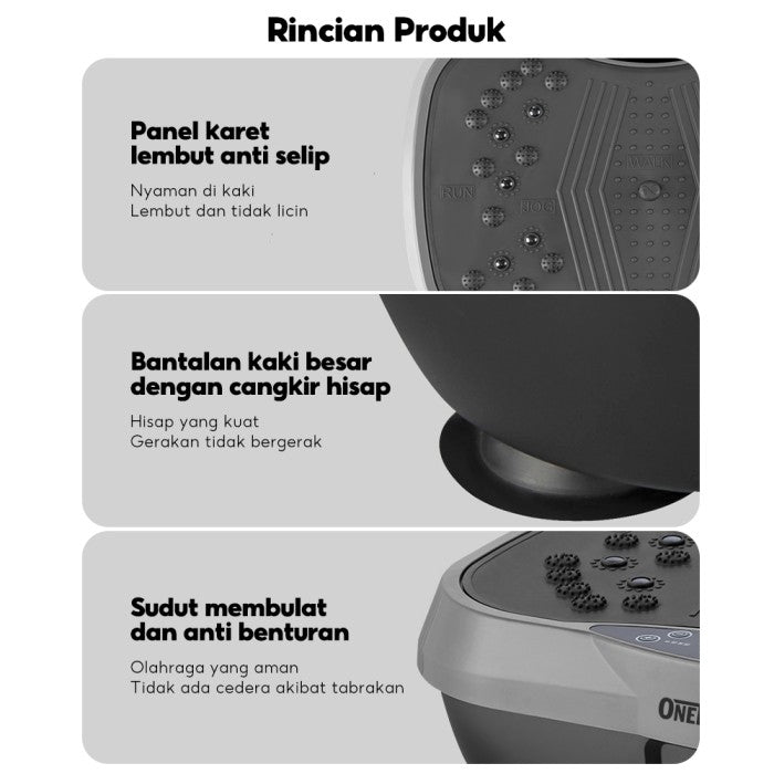 OneTwoFit Slim Vibration Machine Alat Pijat Elektrik Alat Pelangsing Home Fitness Machine