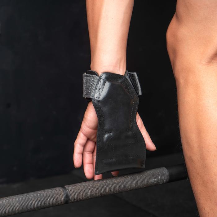 RUGHEN Wrist Hook Grip Strap - Black, S