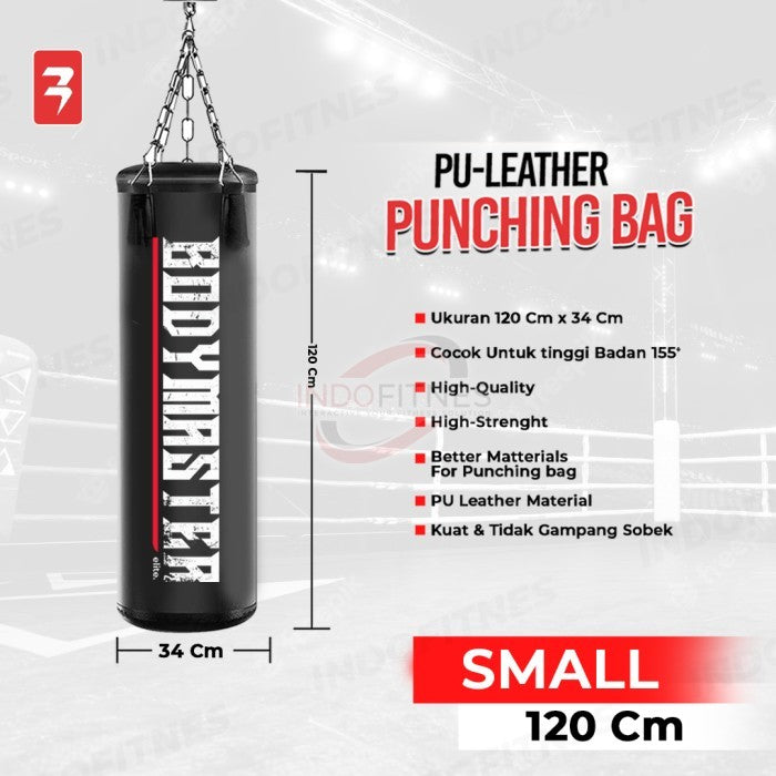 BODYMASTER Premium Sandsack Punching Bag BM-E035 Samsak Tinju Boxing - 120CM WHITE