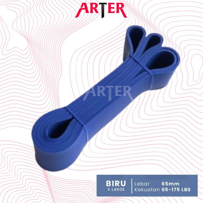 ARTER Long Resistance Band Power Band Karet Fitness Panjang Pullup Assistance Premium - YELLOW XS