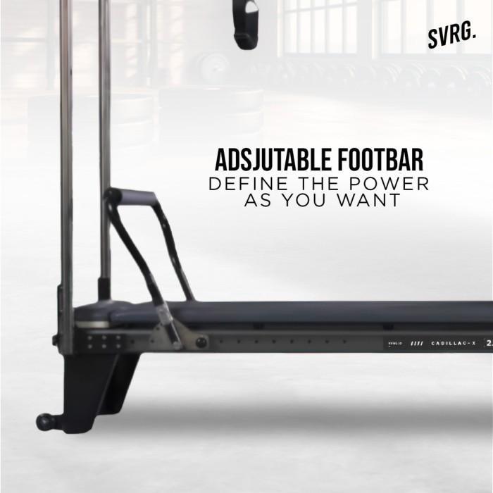 Cadillac X 2.0 - Reformer Pilates 2 In 1 Series - SVRG - Alat Pilates - Gym - Fitness - Alumunium - Steel