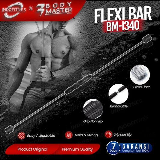BODYMASTER Flexi Bar BM-I340 Adjustable Tongkat Gym Exercise - ADJUSTABLE