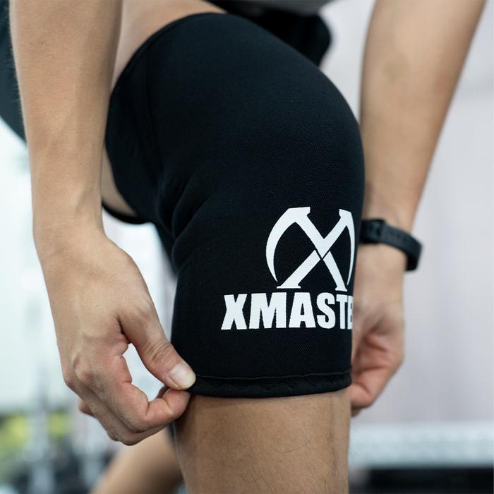 XMASTER Knee Sleeves 7mm – Pelindung Lutut Deadlift & Squat Gym - Red, S