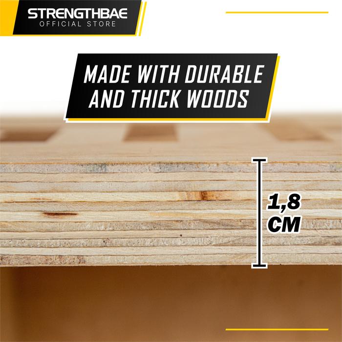 Jerk Block STRENGTHBAE Olympic Weightlifting Blocks Pull Box Boxes