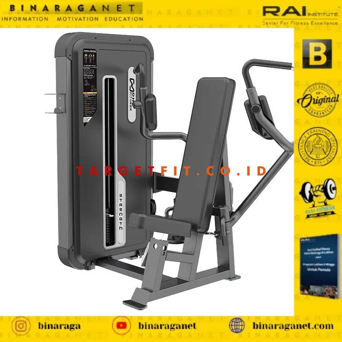 DHZ FITNESS PECTRAL MACHINE with WEIGHT STACK 109kg - APPLE SERIES