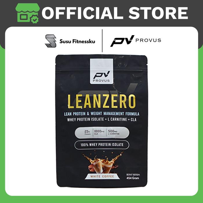 Provus Lean Zero (Whey Protein Isolate + Fat Burner) 450 Gram - StrawberyBanana, TOPI