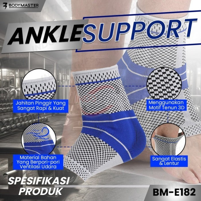 BODYMASTER Deker Pelindung Ankle Knee Wrist Elbow Shoulder Pad Back Support Compression Protector Sleeve Wrap Guard - PRESSURE WRIST