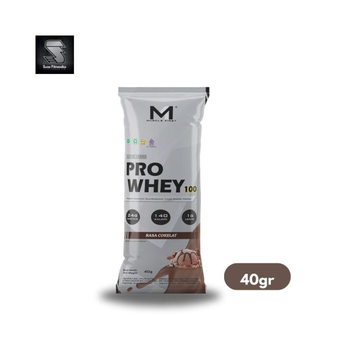 M1 Muscle First PRO WHEY 100 400gram 10 sachet Whey Protein