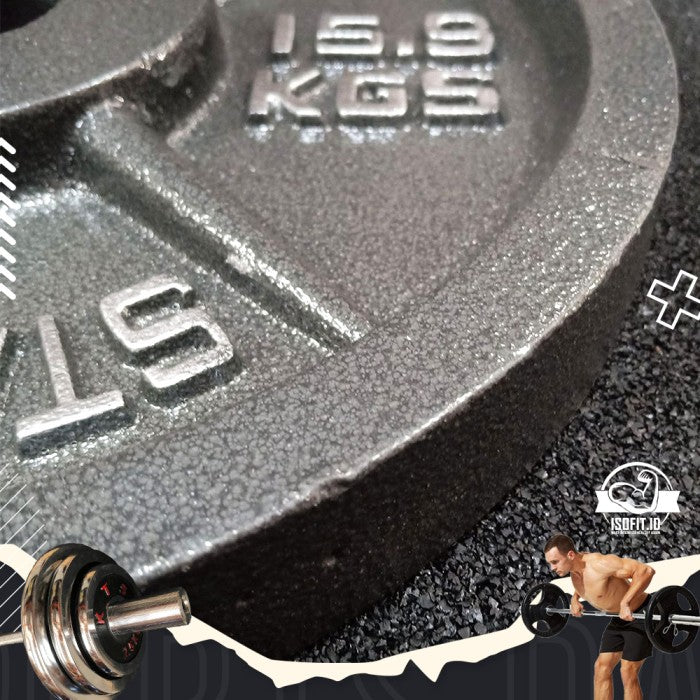 BV Electroplated Weight Plate Barbel / Plat Pemberat Barbel - 25LBS