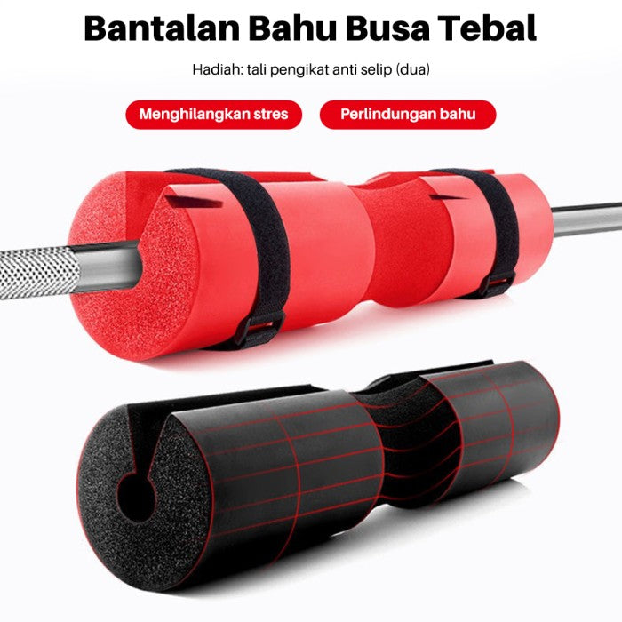 OneTwoFit Barbell Pad Squat Pad Pelindung Pundak Foam Pad - pink