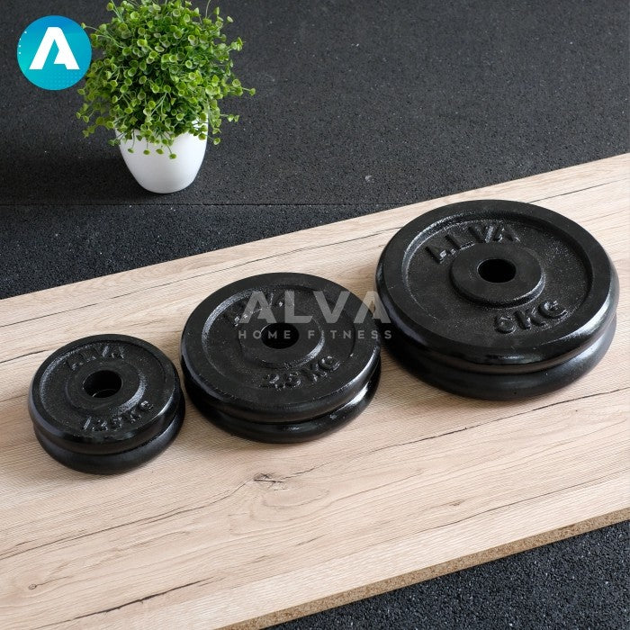 [3Cm] Set Plat Beban Dumbell - Weight Plate set 1.25kg - 2.5kg - 5kg