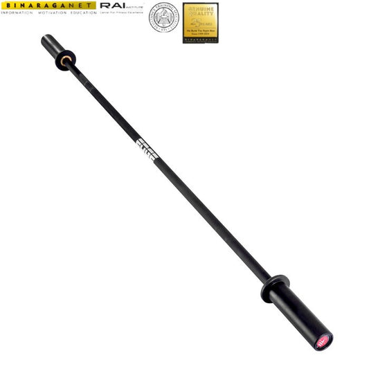 EDGE 10KG Training Cerakote Bar|RED|BLUE|FULL BLACK - Hitam
