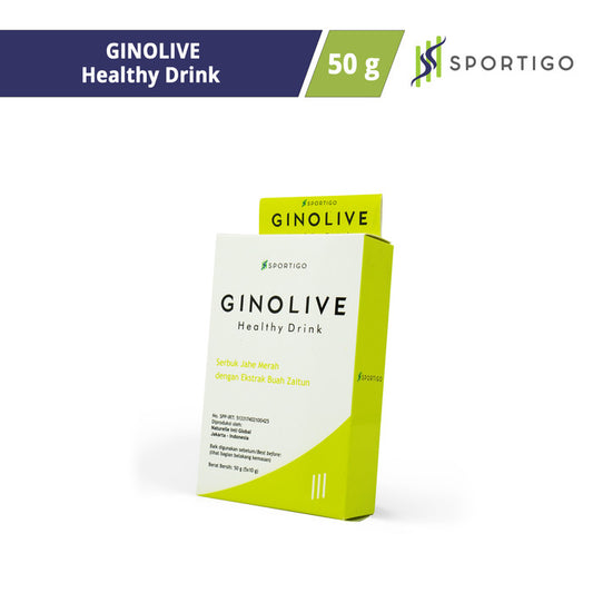 SPORTIGO GINOLIVE - Jahe Merah Bubuk dengan Ekstrak Zaitun (5 x 10 gr)