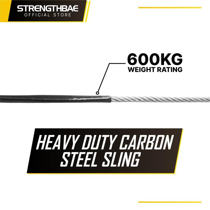 Cable Sling STRENGTHBAE Tali Kabel Mesin Gym Cable Machine Fitness Pulldown Row Functional Trainer Pull Down - 5mm/m